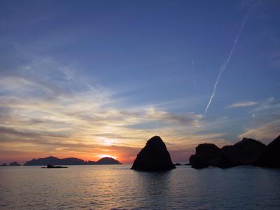 Sunset Over Isola Palmarola, viewed from Ponza, Italy