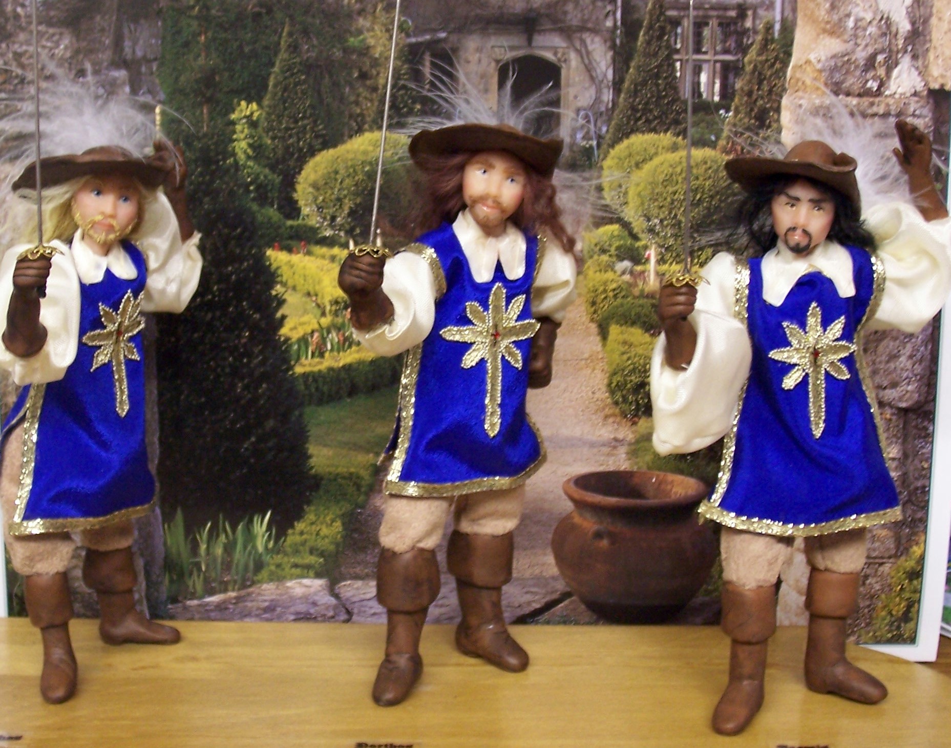 Three Musketeers (SOLD)3 PIECE SET