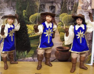 Three Musketeers (SOLD)3 PIECE SET