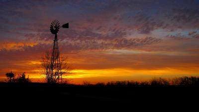 Windmill at Sunrise