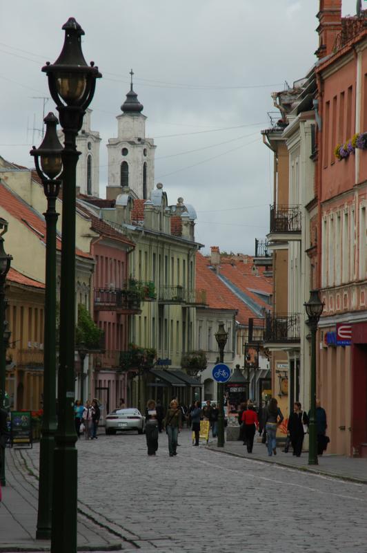 Kaunas street scene - Old Town 2 ** Kauno gatvės vaizdas – Senamiestis ...
