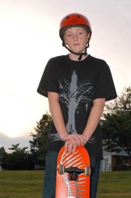 Aaron and his weapon