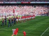 Pre match parade