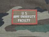 U.S. Army University Faculty