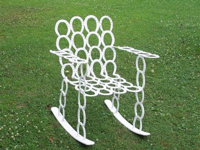 horse shoe rocking chair