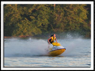 Twilight Jet Skier