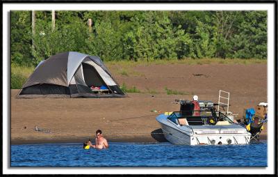 Campers On The St. Croix River