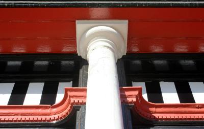 RED sofit and trim