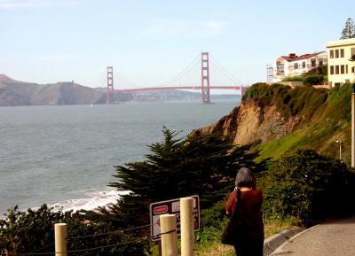 View of Golden Gate from China Beach