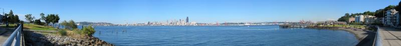 Seattle panorama from Seacrest