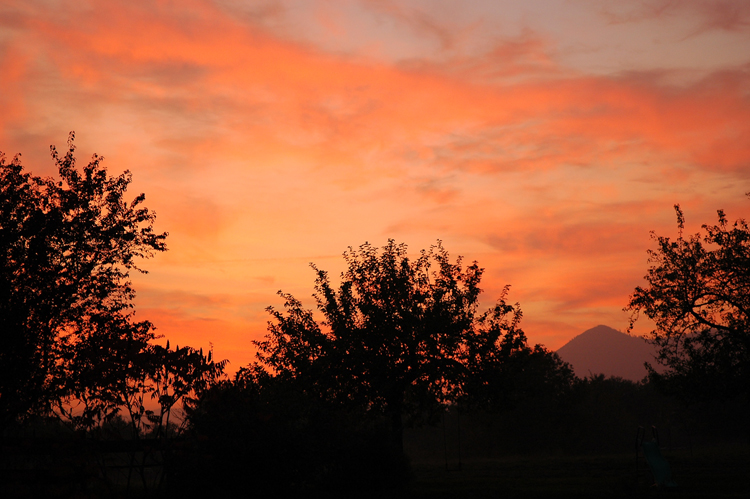 Coucher de soleil sur les Vosges 2