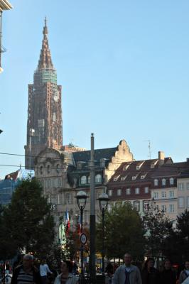La Cathédrale depuis la place KLEBER
