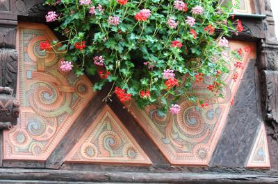 Détail de maison alsacienne
