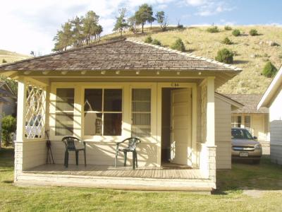 Our humble abode at Mammoth Hot Springs