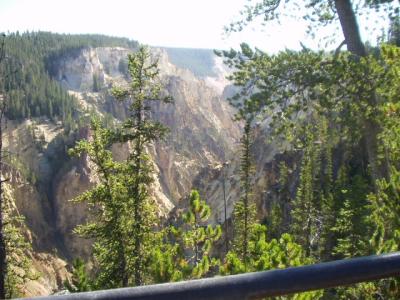 Grand Canyon of the Yellowstone in the a.m. light