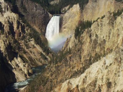 Lower Falls, complete with rainbow