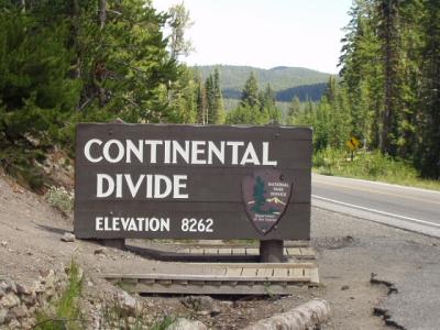 crossing the Continental Divide in YNP