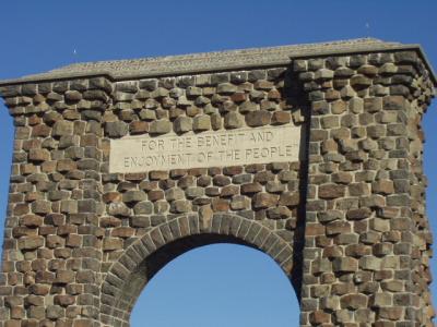 Roosevelt Arch at the North Entrance