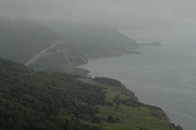 More foggy coastline