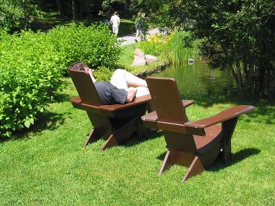 Christopher Enjoying the Adirondack Museum