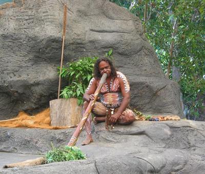 Playing the Didgeridoo