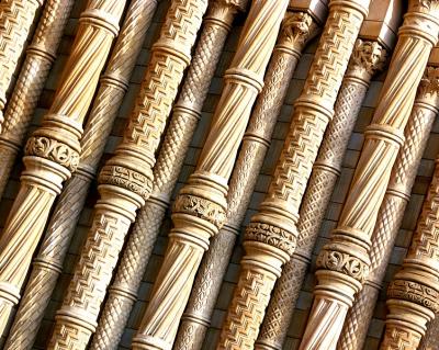 Natural History Museum Columns by Mike Parsons