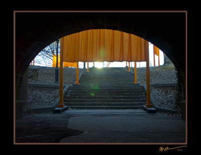 Sunrise Under The Gate  by Marc Baumser