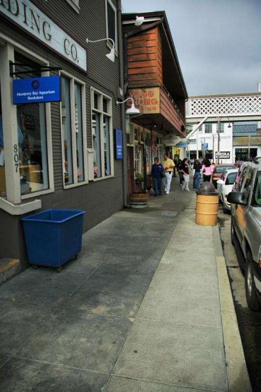 Cannery row in Monterey