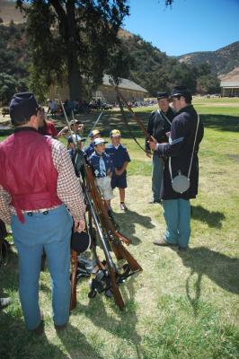 Learning about Civil War weapons