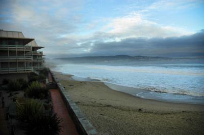 View from the hotel in Monterey Bay