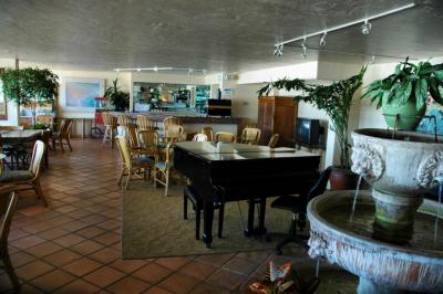 Interior of our hotel in Monterey