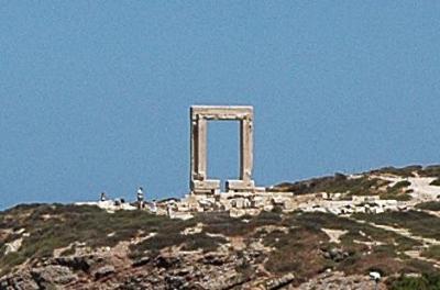 temple of Apollo at Portara near Chora,
the symbol of Naxos