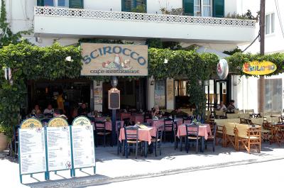 Restaurant Scirocco (our favorite) in Chora