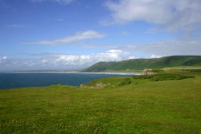 Rhossilli view U.k