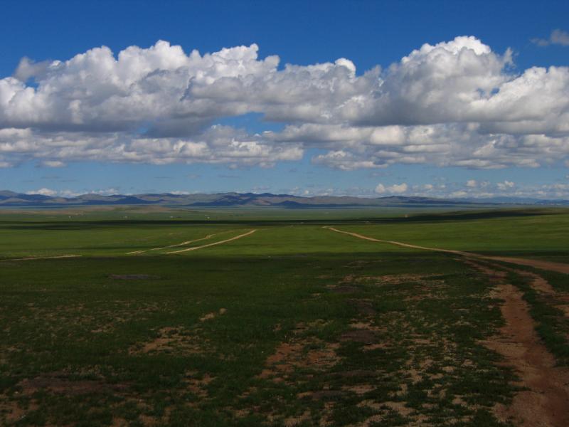 Open countryside in central vrkhangai