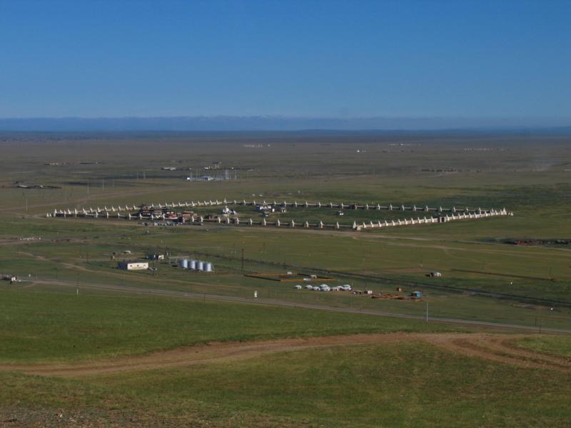 Birds eye view of Erdene Zuu Khiid