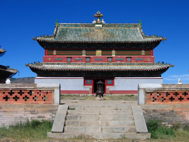 Central temple in Erdene Zuu