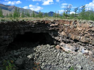 Collapsed cavern