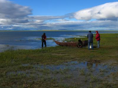 Fishermen at gii Nuur