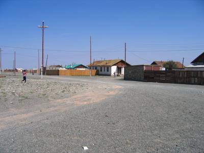 Ramshackle Bulgan village