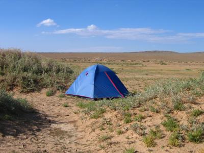 A humble campsite
