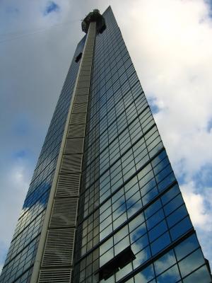 Up the reflective tower