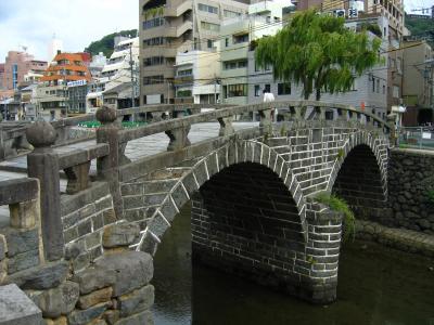 Beside the bridge