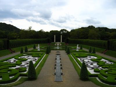 Palace formal gardens