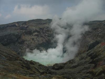 Naka-dake crater