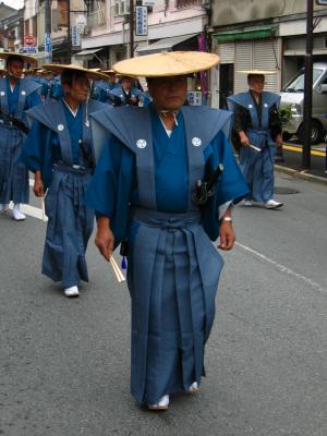 Warrior in kamishimo dress