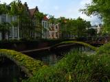 Buildings along a canal in Binnenstad