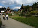 Clouds set in over the village