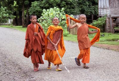 Young monks