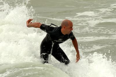 San Celemente Beach surfer 02